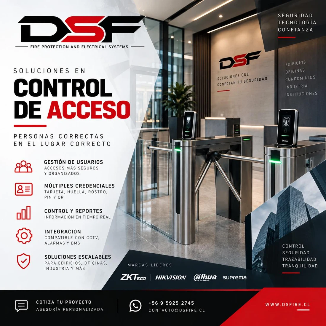 Publicación de DSF: Soluciones en control de acceso