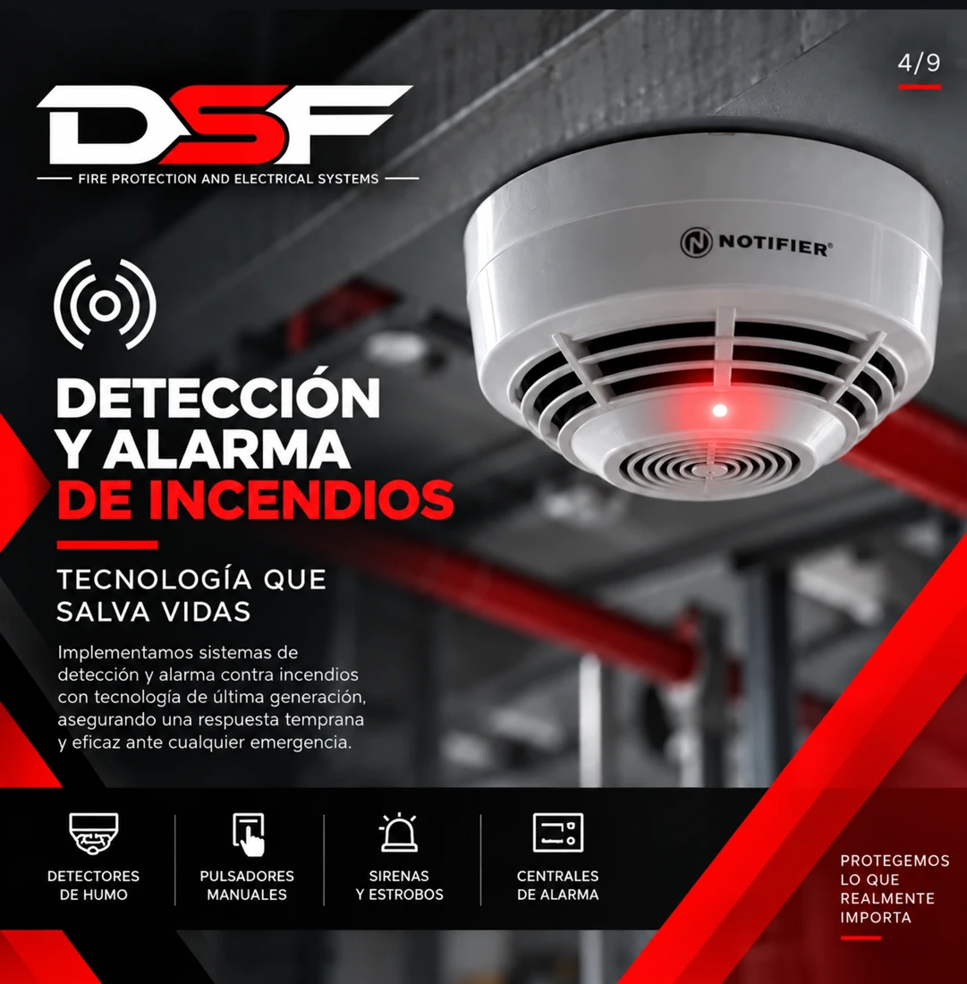 Publicación de DSF: Detección y alarma de incendios